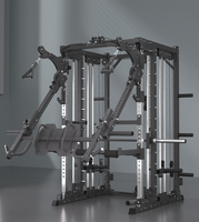 Cage de puissance de support de puissance de croisement de câble de Smith Machine de gymnastique à la maison