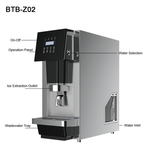 Ice <b>Maker</b> OEM Stainless Steel Home Tabletop Countertop Dispenser Hotel Commercial <b>Tea</b> Room Family Coffee Bar - Product Image 2