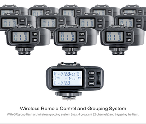 Equipo de Fotografía de Estudio, Flash Inalámbrico I-TTL de 2.4 GHz para Cámara, Set X1N para D800, <span class=keywords><strong>D810</strong></span>, <span class=keywords><strong>D750</strong></span>, D5500, D90 - Product Image 5