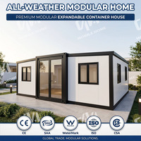 Maison préfabriquée modulaire mobile extensible en conteneur de 20 pieds et 40 pieds, conforme aux normes locales