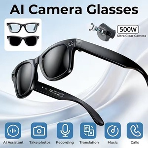 Occhiali Smart <span class=keywords><strong>AI</strong></span> W600b con Fotocamera 4K HD, Batteria 260mAh, Protezione Luce Blu, Doppio Microfono con Cancellazione del Rumore, Fotocamera Anti-Vibrazione 500W - Product Image 5