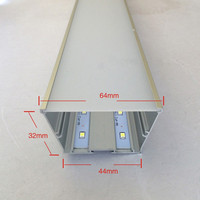Lampu LED Linear Terintegrasi Sensor Gerak Microwave 2ft 4ft Baru untuk Tempat Parkir Garasi
