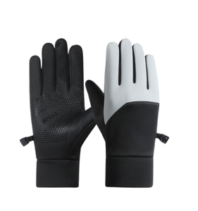 Gants de conduite tout-terrain <span class=keywords><strong>pour</strong></span> hommes et femmes, avec doublure en velours <span class=keywords><strong>pour</strong></span> l'hiver, <span class=keywords><strong>pour</strong></span> garder au chaud, résistants au vent et au froid, compatibles écran tactile, <span class=keywords><strong>pour</strong></span> vélo électrique - Product Image 1