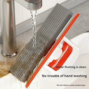 Mopa de algodón pequeña de escritorio al por mayor con esponja de mano sin necesidad de lavado, de alta absorción de agua, plegable para baño, de colodio y plástico - Product Image 4