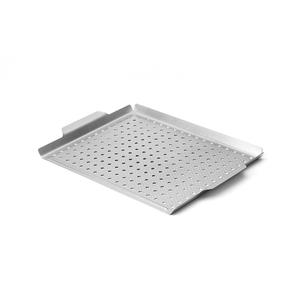 Outdoor Camping Stainless Steel 1.2mm <strong>Thick</strong> Non-Stick Coated BBQ <strong>Grill</strong> <strong>Pan</strong> Durable Metal Griddles &amp; <strong>Grill</strong> <strong>Pans</strong> - Product Image 5