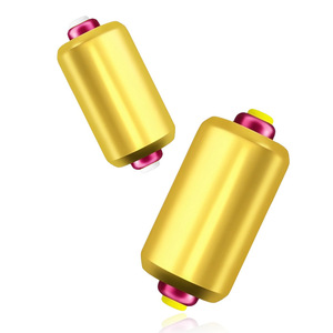 Plomos de Pesca Cilíndricos Duraderos Aohu Golden Armor de Doble Núcleo, 5g - Product Image 1