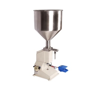 A02 Semi-automatic High Precision Pneumatic Vial Paste Cosmetic Liquid Filling Machine for Paste Cream - Product Image 1
