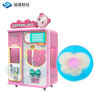 Máquina expendedora automática de algodón para parque de atracciones, máquina expendedora de dulces para Estados Unidos, los Estados Unidos, novedad