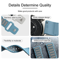 Bracelet de montre en silicone double couche 22 mm bicolore à interface plate, bracelet de remplacement pour systèmes de montres Samsung et Huawei