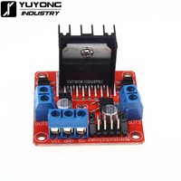 Module de commande de moteur pas à pas DC double pont en H L298N 2A pour Arduino Robot Smart Car