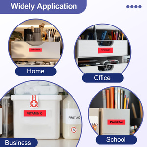 Ruban d'impression pour étiqueteuse Orison compatible <span class=keywords><strong>TZE</strong></span>-431 TZ431 12 mm noir sur rouge, cassette de ruban pour étiqueteuse Brother P-touch - Product Image 6