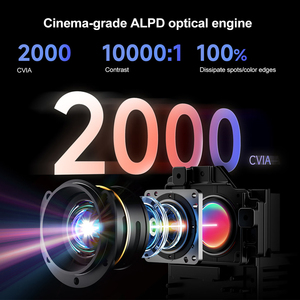 Dangbei X5S Plus DLP 4K Laser <b>Projector</b> 2000 Lumens <b>Android</b> 9 Smart Home Portable 200inch TV Audio MEMC HDR Built-in Battery - Product Image 2