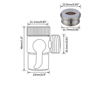 Séparateur de <span class=keywords><strong>robinet</strong></span> de <span class=keywords><strong>cuisine</strong></span> ou de salle de bains, pièce de remplacement, <span class=keywords><strong>robinet</strong></span> d'évier en laiton antique, adaptateur de tuyau - Product Image 6