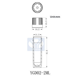 Yuyang Lab Cryo tüp Serum kriyojenik flakon 2ML vidalı kapak donma mikro plastik PP örnek toplama testi <span class=keywords><strong>Cryovial</strong></span> tüp - Product Image 6