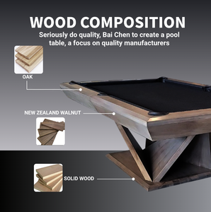 Odm \ OEM cao cấp rắn gỗ giá bán buôn tùy chỉnh <span class=keywords><strong>8</strong></span> quả bóng hồ bơi bảng 7ft biliard bảng 9ft bida bảng trò chơi - Product Image 2