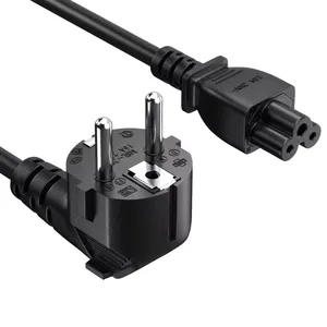 Pabrik langsung VDE disetujui EU 220 Volt 3-pin Mickey Mouse kabel daya kelas medis C5 steker kabel daya