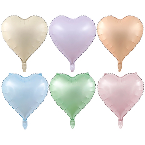 Ballons en aluminium auto-gonflants de 18 pouces en forme de cœur, ballons à l'hélium pour fête, festival, Saint-Valentin, anniversaire de petite amie, décoration - Product Image 2