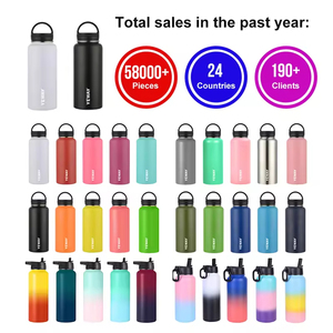 Customizable Large Capacity 32oz 40oz <b>Insulated</b> Stainless Steel Sport Water Bottles Thermal Magnetic Stainless Steel <b>Tumblers</b> - Product Image 2
