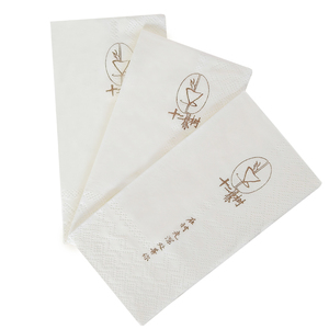 <strong>Custom</strong> Disposable Premium 2-Ply Embossed Beverage Napkins Natural Wedding Restaurant <strong>Serviettes</strong> Colorful Printed Features