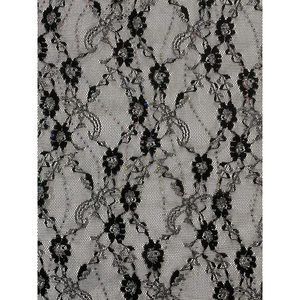 [Suka tex] Raschel W/น้ำค้างหยด (SNF-2241) การออกแบบของดอกไม้ขนาดเล็กและเงาที่ลึกซึ้งของโลหะเงินเน้น - Product Image 5