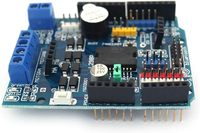 L298P DC Motor Drive modul L298P DC Motor Drive Shield h-bridge Drive ekspansi papan daya tinggi DC Stepper Motor Controller