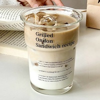 Gobelets à café empilables personnalisés avec impression de lettres, gobelets réutilisables pour café, boissons chaudes ou froides, latte, eau