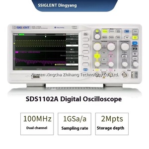 Siglent SDS1102A Oscilloscope numérique à mémoire 2 canaux 100 MHz avec filtre numérique - Product Image 3