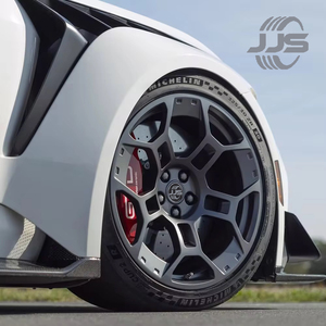 JJSEES - Juego de Ruedas Negras de una Pieza Forjadas en Aleación de Aluminio de 18, 19, 20, 21, 22 y 23 Pulgadas, 5x112, 5x120, 6*139.7, para Audi A3, BMW, Nissan CT5, XTS - Product Image 6