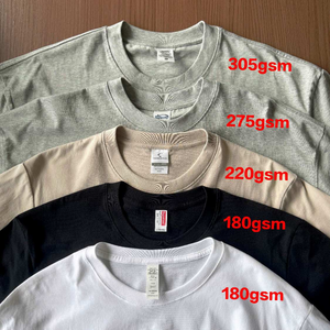 Wholesale Custom Logo 275gsm Boxy Fit 100% Heavyweight Cotton Men <b>T</b> <b>Shirts</b> Blank Streetwear Mens tshirts OEM Printing - Product Image 1