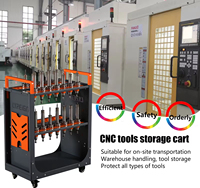 Atelier d'approvisionnement d'usine porte-outil CNC BT30 BT40 BT50 HSK63 HSK100 chariot de transfert de support d'outils CNC multifonction