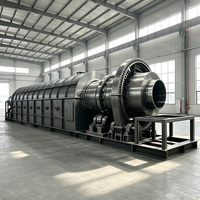 Four de carbonisation continu pour biomasse, machine de fabrication de charbon de bois à partir de copeaux de bois, sciure et coques de riz