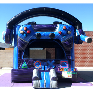Château gonflable sur le thème des jeux vidéo, château gonflable géant pour fête, château gonflable ou combo pour fête d'enfants - Product Image 2