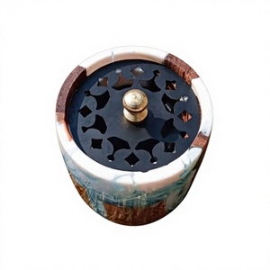 <b>Oud</b> Royale Handcrafted Resin Incense <b>Bakhoor</b> Burner for Premium Festive Home Decor - Product Image 1