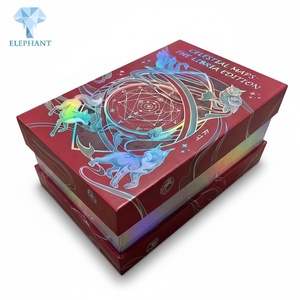 Boîte cadeau de luxe, boîte à cartes à jouer personnalisée, papier artistique, laminage brillant, vernis UV localisé, réutilisable, durable, recyclable, fabricant - Product Image 4