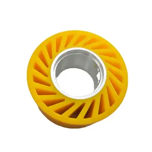 Wholesale polyurethane paper feeding board machine feeding urethane sun wheel non crush roller