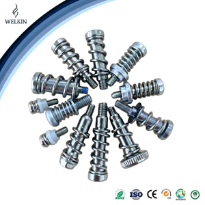 Custom Stainless Steel CNC Captive Spring Loaded Step Screw M3 M4 Precise Heatsink Mounting Hardware <b>Fastener</b> Component - Product Image 1