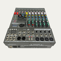 Console contrôleur Dj EFX8 8 canaux amplificateur de mélangeur de karaoké professionnel numérique système Audio de son mélangeur audio miniature