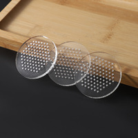 Accessoires écologiques classiques en gros 2025 pour filtre à base de plantes séchées, avec capuchon transparent 7, 8, 10 mm et feuille filtrante en verre mince