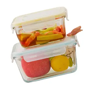 Vacuüm Voedselopslagcontainer Voor Groothandel Groothandel Draagbare Gevulde Lunchbox En Deksel Glas Op Maat Gemaakte Kommen Shiweixian >10