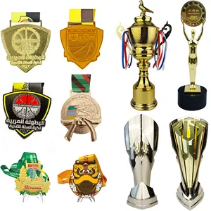 صمم بنفسك أول مكان للجائزة الرياضية المعدنية جوائز البنك 30 40 50 كأس كرة السلة ميداليات ذهبية
