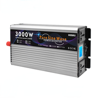 Convertisseur solaire HOULI 3000W, onduleur DC 12V vers AC 220V, convertisseur vers 12V, onduleur à onde sinusoïdale pure à bas prix