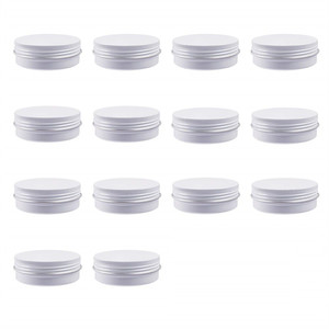 Nouveaux récipients cosmétiques en étain d'aluminium 40g 50g 60g pot en aluminium <span class=keywords><strong>blanc</strong></span> mat avec bouchon à vis pour <span class=keywords><strong>cirage</strong></span> à chaussures - Product Image 3