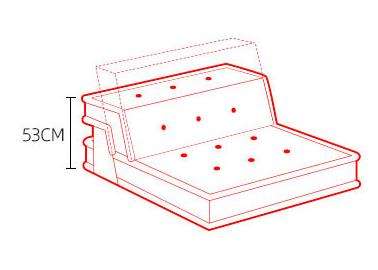 Sectionnel un siège