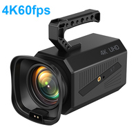 OEM X7 4K Canlı Yayın Web Kamerası 4/3 İnç CMOS Sensör TOF Otomatik Odaklama F1.5 Diyafram Açıklığı /USB3.0 Çıkışlı Video Konferans Plastik