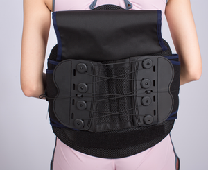 Thắt lưng giải nén trở lại Brace thắt lưng lumbo-sacral vành đai bán cứng nhắc trở lại bảng điều khiển và đôi ròng rọc ren kéo hệ thống cho đau thần kinh tọa - Product Image 3