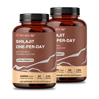 Capsules de Shilajit - Acide Fulvique pour la Santé Cellulaire, Combat les Radicaux Libres, Anti-Âge et Renforce le Système Immunitaire