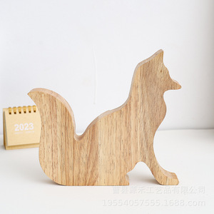 Tirelire en bois sur mesure, grande capacité, pour enfants, avec motif renard, idéale pour décorer votre bureau de manière créative. - Product Image 4