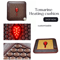 Coussin chauffant de massage de Kegel en pierre de tourmaline laser rouge confort et relaxation ciblés