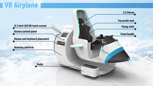 Funin VR 9D VR <span class=keywords><strong>Simulator</strong></span> Giá <span class=keywords><strong>Cessna</strong></span> 360 <span class=keywords><strong>Flight</strong></span> <span class=keywords><strong>Simulator</strong></span> VR Arcade Hội Trường Rides - Product Image 5