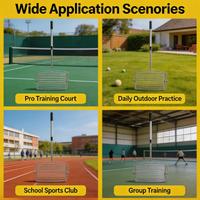 Ramasseur de balles de tennis professionnel pour enfants, certifié USAPA, portable, télescopique, en acier inoxydable, durable, 35/45/65, tous modèles
